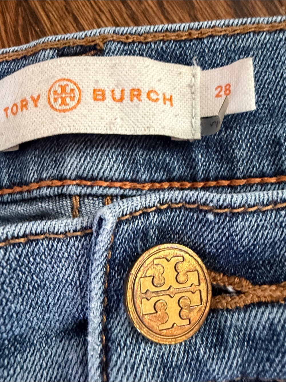 TORY BURCH GORGEOUS EMBROIDERED JEANS